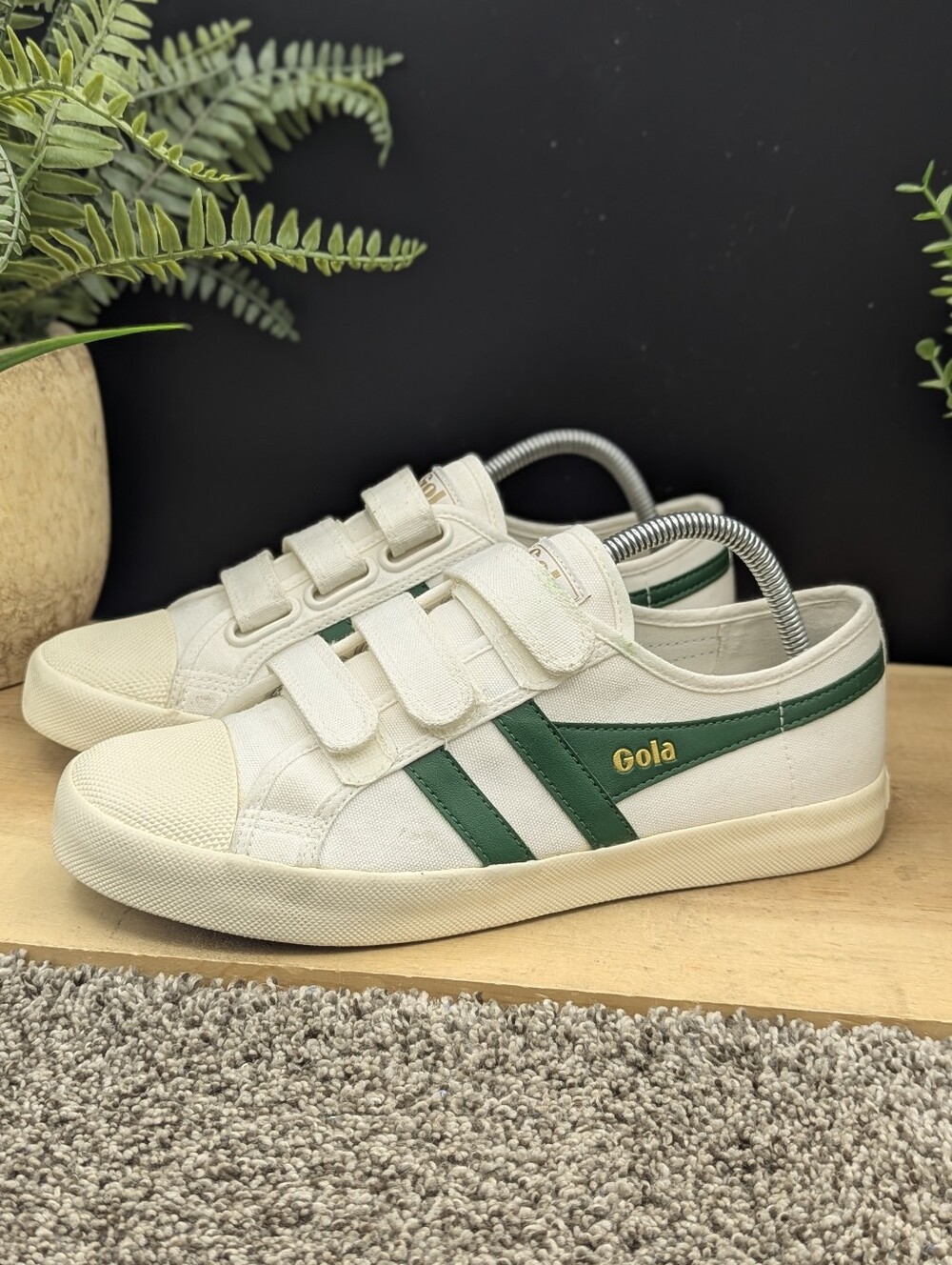 Gola Coaster Hook And Loop Womens Size 10 Casual Comfort Walking Shoes